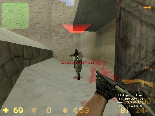 Counter strike - Hit by the terrorist