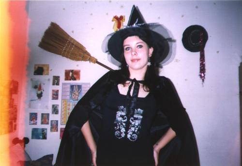 Kat's a little witchy - a young witch