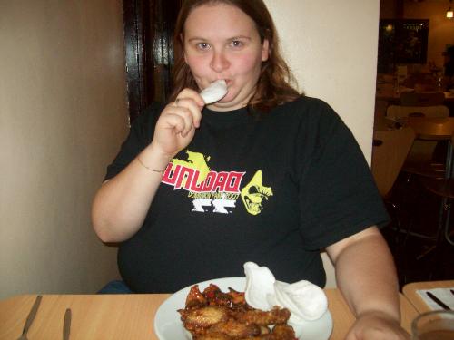 Me in a Chinese all you can eat - I went out for chinese all you can eat with my best friend Simmie as she'd been ill for a while and it was the first time she'd felt better in weeks.