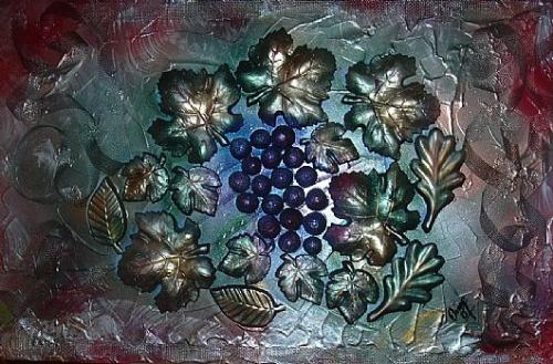 wine leaves - my art