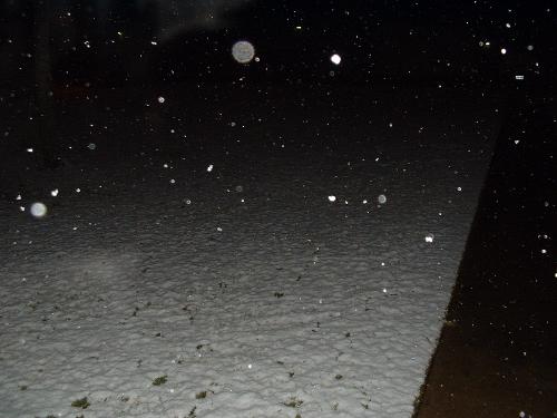 Latest snow picture of the courtyard - latest snow picture of the courtyard