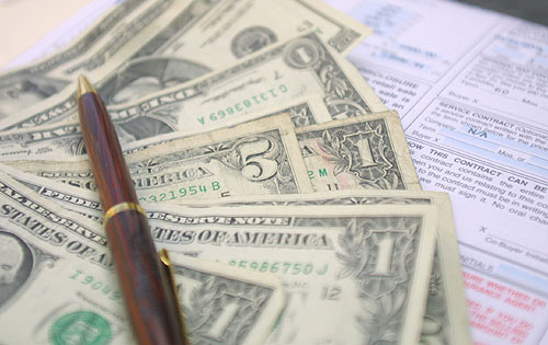money - pens and money