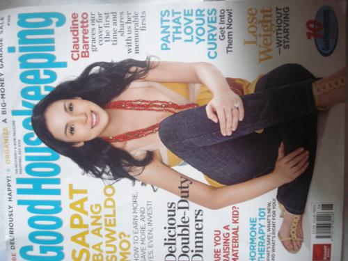 mag collection  - This is a good housekeeping magazine with actress Claudine Barretto in the cover