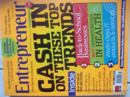 Entrepreneur Magazine - Cover Title - 'Cash In On These Trends'