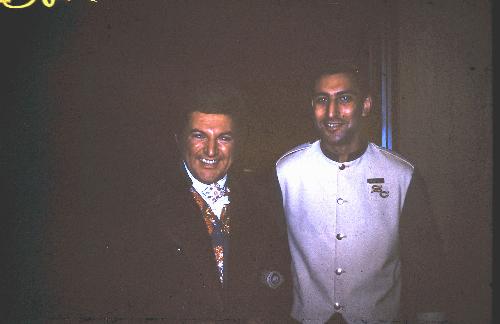Liberace & Stanley - Liberace and doorman Stanley at the Southern Cross Hotel Melbourne... Liberace & Stanley - Liberace and doorman Stanley at the Southern Cross Hotel Melbourne...