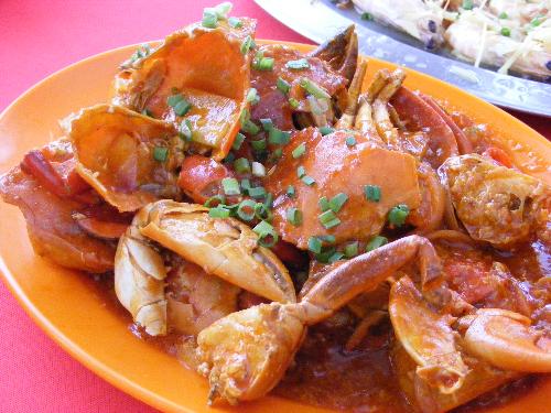 Crab in sweet and sour sauce - Makes anyone drool :)  It's a chinese style of cooking crabs :)
