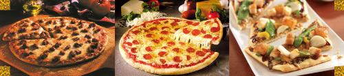 pizza - 3 types of pizza