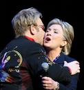 hillary clinton and a celeb - hillary clinton and a celeb on stage together