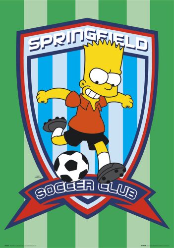 soccer - bart simpson