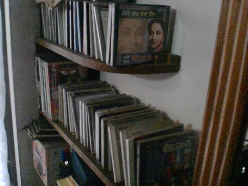  Shelf of CD,VCD & DVD - Now our shelf is full of CD,VCD and VCDs,no books.