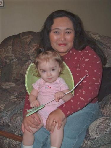 Little Lilly and Me - Taken during thanksgiving