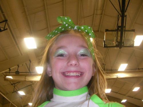 Brianna - My daughter Brianna at the Scottsboro, Alabama allstar cheer competition.