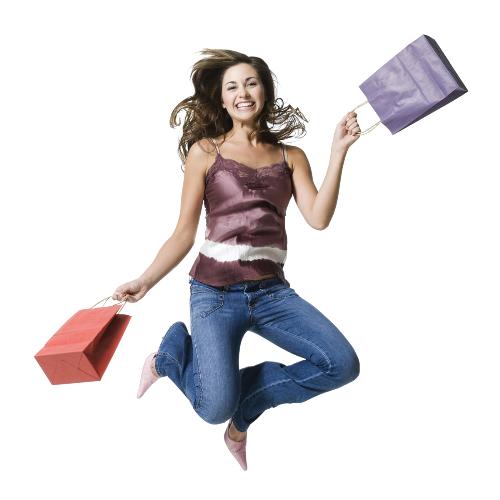 Lots of bag to carry but who is complaining ? not  - shopping bag girl