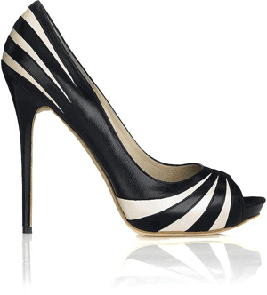 Zebra shoes - Nice designer shoes...looks like as if it is made up of zebra coat...