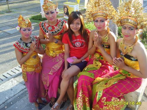 me and dancer  - holiday in bali