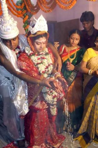 bangali marriage.. - nearing the end of the show..