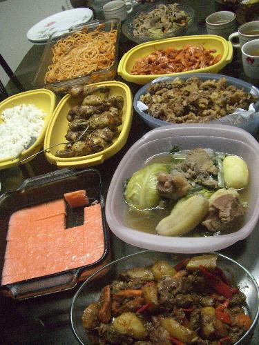 filipino foods - gathering....