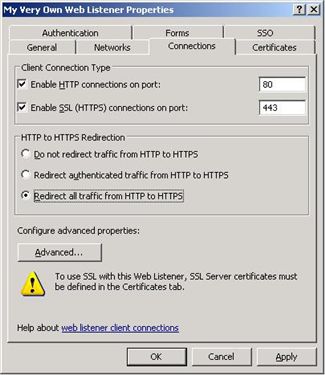 https for security - oh, yes web service provider and handler can change http to https for customer security