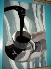 coffee paintin' - coffee art