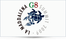 The official logo logo of the Italian presidency o - On 4 December 2008 the President of the Italian Council, Silvio Berlusconi presented the officiallogo of the Italian presidency of the G8 that will be taken, Italy, the first in January 2009. 