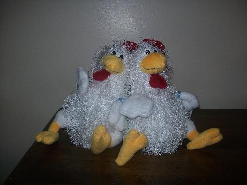 Webkinz Roosters - A couple Webkinz Roosters for my daughter and nephew for Christmas