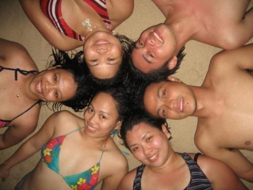 faces  - here is a pix of me and my friends in one of our escapes