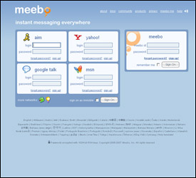 meebo - chat use meebo.com