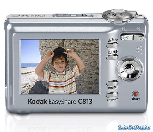 kodak c813 - The back 6f a kodak c813