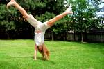 Cartwheel - Learned this even before it's taught in our P.E. class.