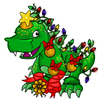 My zetlian after he'd been changed by the portal - My zetlian was originally green, then got turned yellow and then christmas by the portal