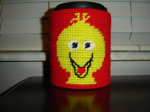 Big Bird Bank - Latest project made with plastic canvas and 7 mesh canvas. Big Bird Bank - Latest project made with plastic canvas and 7 mesh canvas.