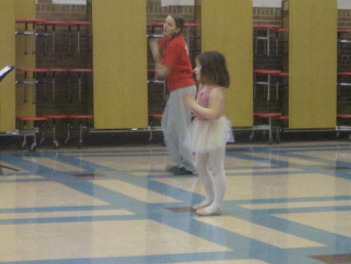 My daughter - My daughter at her dance preview