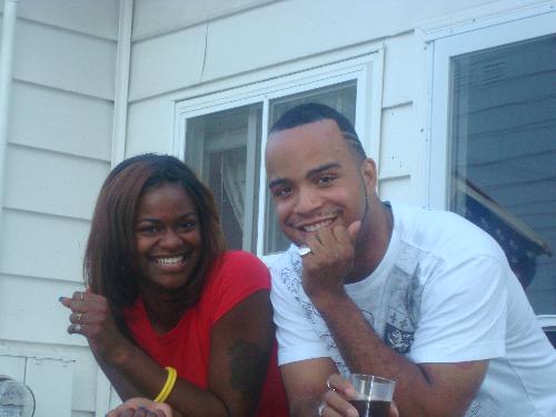 Daugther and kid brother - This is my pretty daugther Ashley and my youngest brother Dujaun SR.