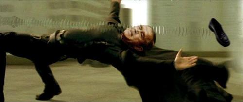 Bush if he were in the Matrix - creepy...