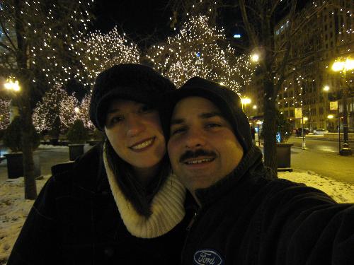 Nick and I - In Chicago.. Dec of 2008