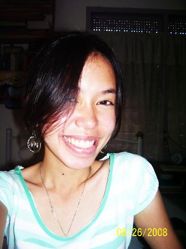 Me - after my math prelims for this semester.. CELEBRATION! christmas break starts now! XD