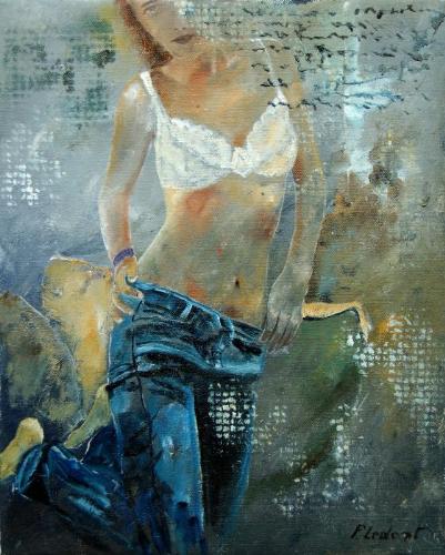 girl jeans - young girl in jeans