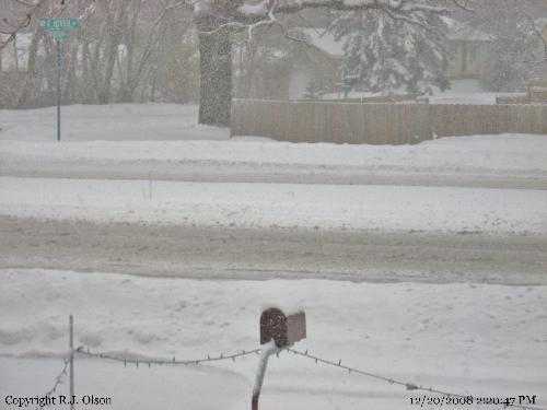 Blizzard Conditions. - Blowing and drifitng snow with about 8 inches fallen so far with artic air and severe windchills right now. I love Minnesnowta or Minnesobrrr!