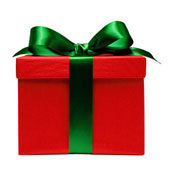 Christmas Gift - Picture of a Christmas Package