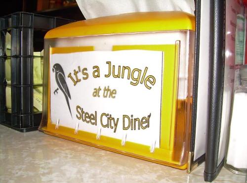 diner loves the furries - this diner loves the furries so much that they joined in the fun by advertising it,and even opened up on sunday for us,a day they would have been closed.
