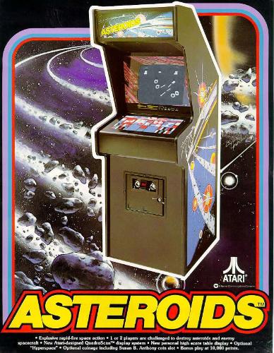 Asteroids - game from the 70's