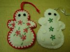 crafts - snowmen ornaments