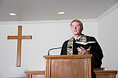 Preacher - Photo of A preacher giving a sermon