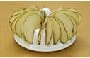 Potato chips - Chips of potato arranged well in a plate.
