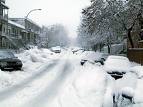 winter in Canada - stuck in the snow before you start the engine.
