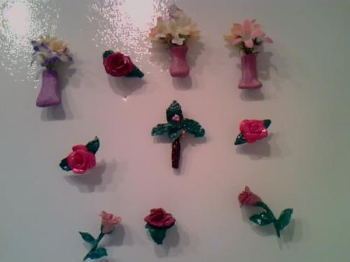 My christmas magnets - I love making creative things.