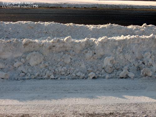 Mountains of gunk - Results of the plows as of late here in Minnesota. Mountains of gunk - Results of the plows as of late here in Minnesota.
