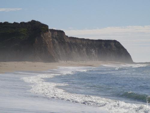 Half Moon Bay Beach and the Cliff  - Picture was taken at the beach in H.M.Bay just outside S.Francisco. 