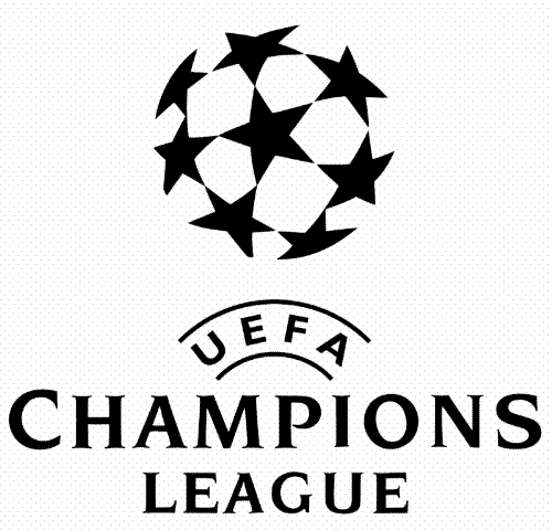 Champions League - Black and white UEFA Champions League Logo