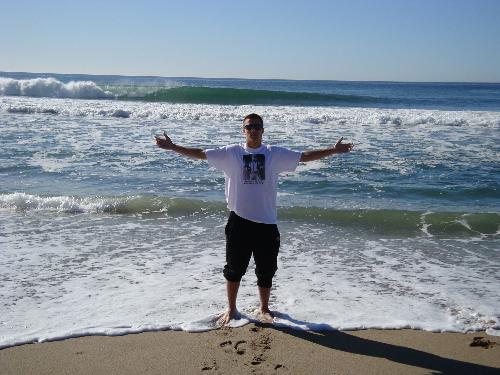 At the beach - Enjoying at the beach in Half Moon Bay, just outside S.Francisco
